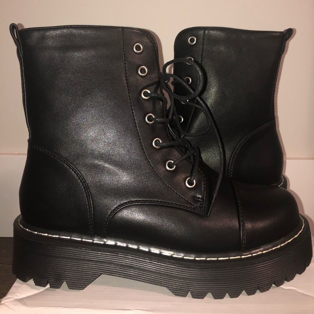 Faux doc martens